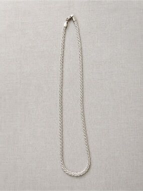 925 Sterling Silver Wheat Chain Necklace - Silver 15 grams